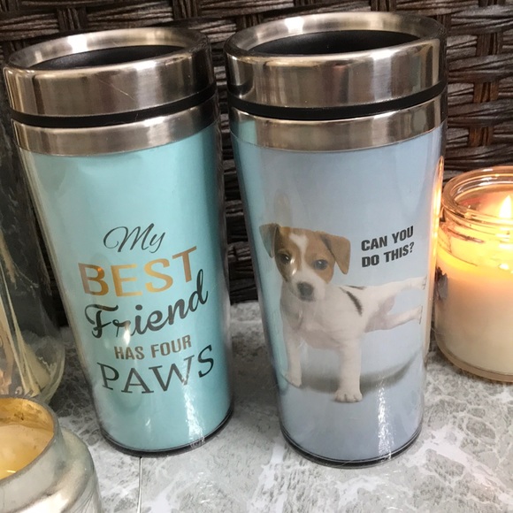 Brand New Dog Coffee Tumblers with lids-NEW‼️‼️‼️ - Picture 2 of 8